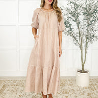 Hazel Dress in Toffee-Womens-Ave Shops-[option4]-[option5]-[option6]-[option7]-[option8]-Shop-Boutique-Clothing-for-Women-Online