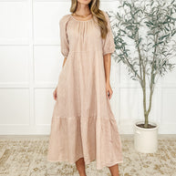 Hazel Dress in Toffee-Womens-Ave Shops-[option4]-[option5]-[option6]-[option7]-[option8]-Shop-Boutique-Clothing-for-Women-Online