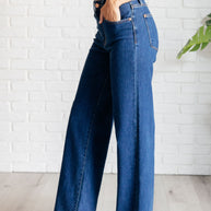 Judy Blue Hazel High Rise Vintage Wide Leg Jeans-Denim-Ave Shops-[option4]-[option5]-[option6]-[option7]-[option8]-Shop-Boutique-Clothing-for-Women-Online