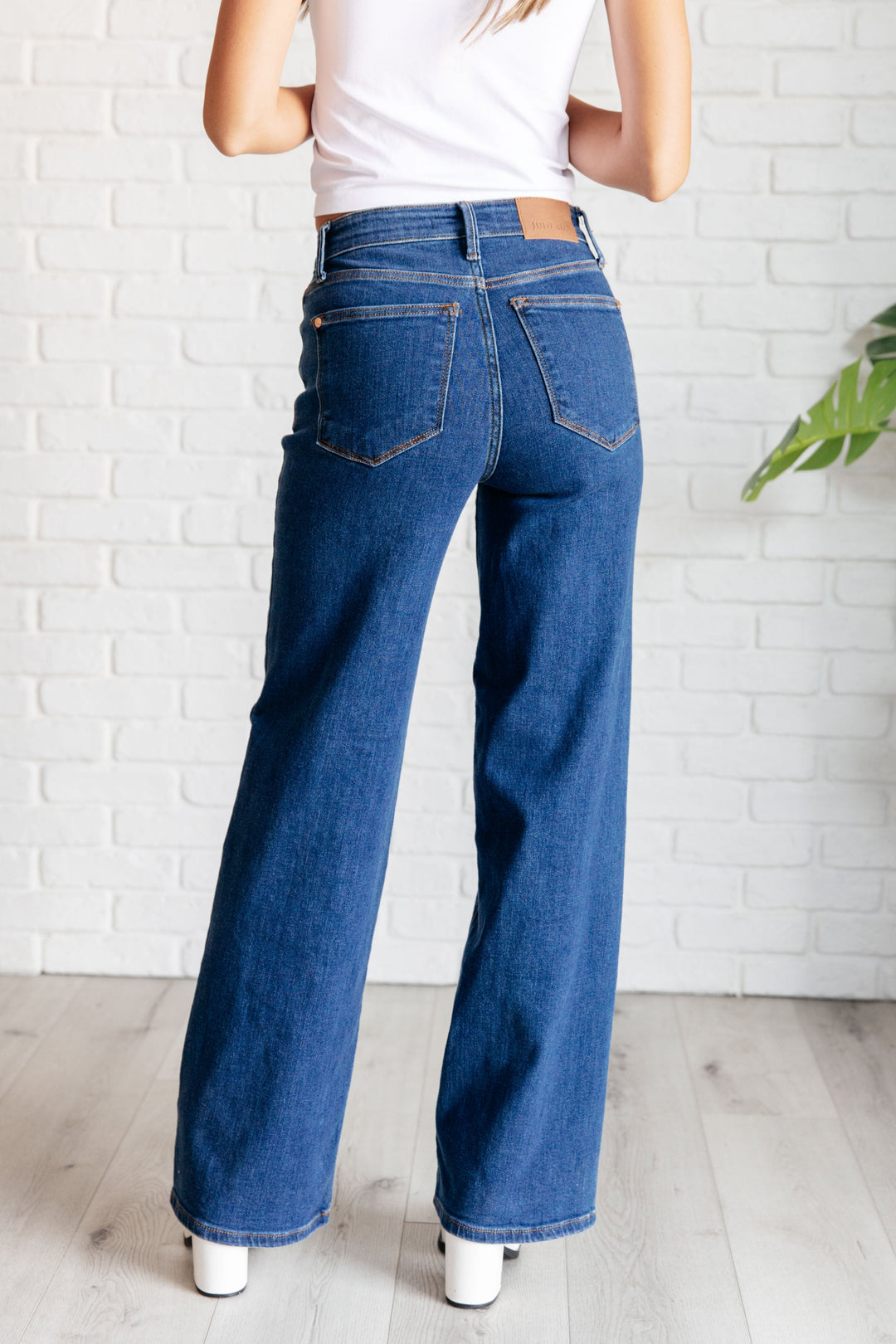 Judy Blue Hazel High Rise Vintage Wide Leg Jeans-Denim-Ave Shops-[option4]-[option5]-[option6]-[option7]-[option8]-Shop-Boutique-Clothing-for-Women-Online