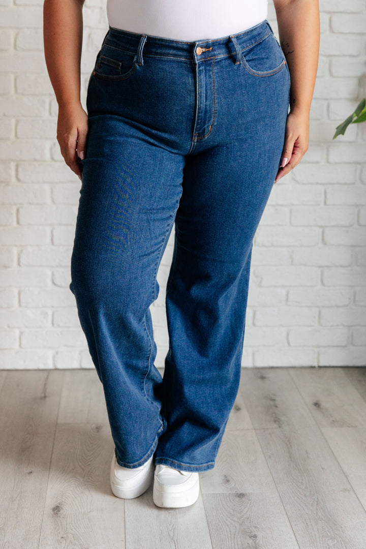 Judy Blue Hazel High Rise Vintage Wide Leg Jeans-Denim-Ave Shops-[option4]-[option5]-[option6]-[option7]-[option8]-Shop-Boutique-Clothing-for-Women-Online