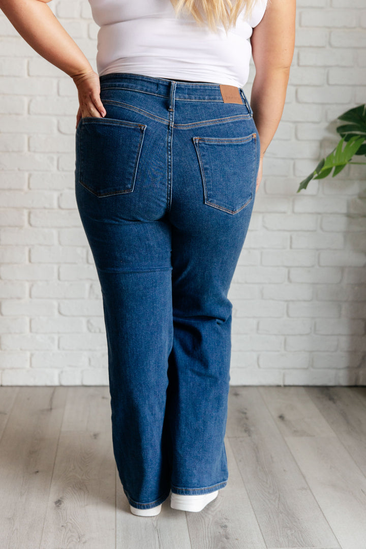 Judy Blue Hazel High Rise Vintage Wide Leg Jeans-Denim-Ave Shops-[option4]-[option5]-[option6]-[option7]-[option8]-Shop-Boutique-Clothing-for-Women-Online