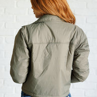 Hear Me Out Lightweight Puffer Jacket in Olive-Layers-Ave Shops-[option4]-[option5]-[option6]-[option7]-[option8]-Shop-Boutique-Clothing-for-Women-Online