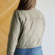 Hear Me Out Lightweight Puffer Jacket in Olive-Layers-Ave Shops-[option4]-[option5]-[option6]-[option7]-[option8]-Shop-Boutique-Clothing-for-Women-Online