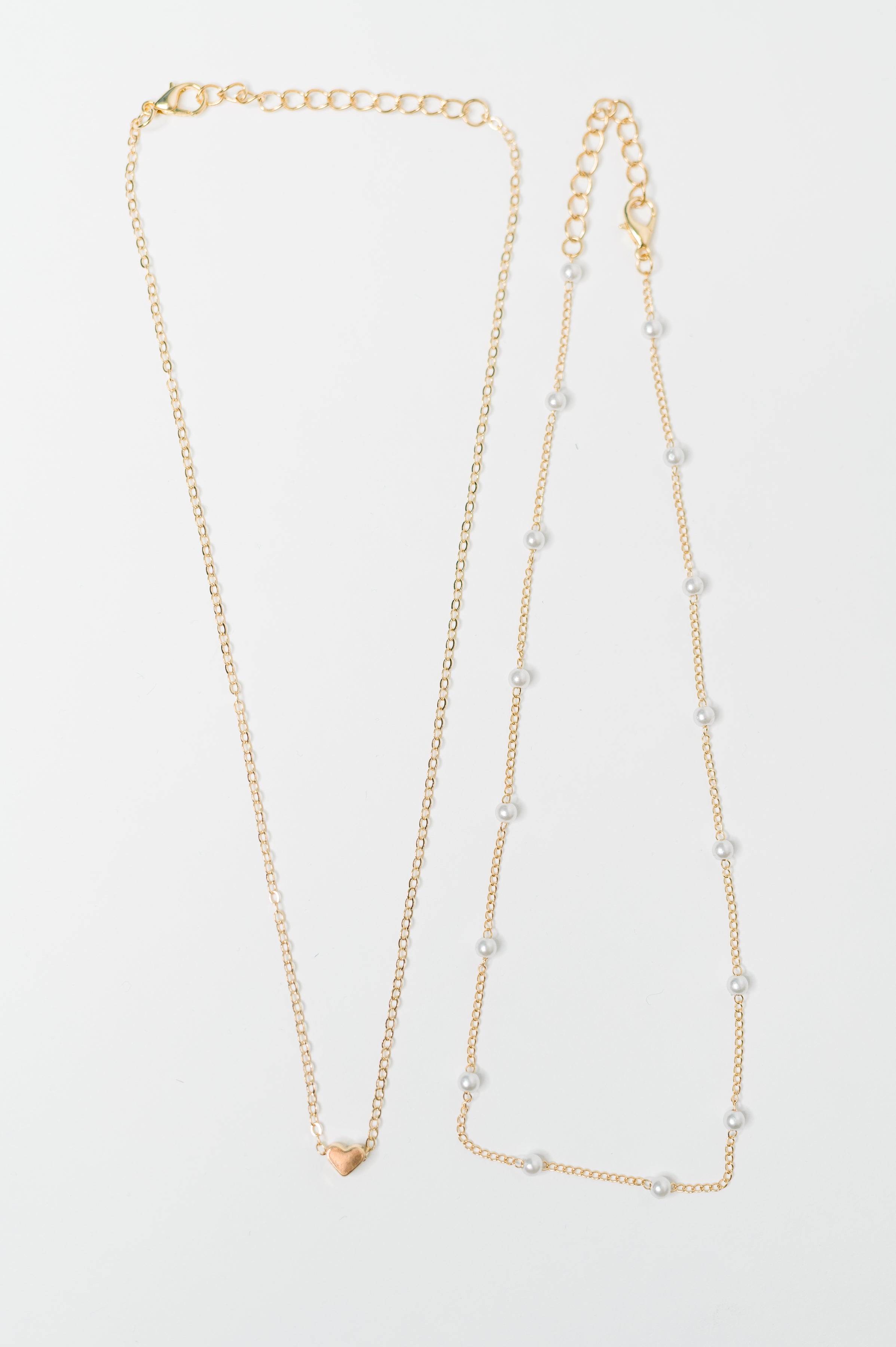 Heart of Gold Pendant Necklace Layered Set in Gold-Womens-Ave Shops-[option4]-[option5]-[option6]-[option7]-[option8]-Shop-Boutique-Clothing-for-Women-Online