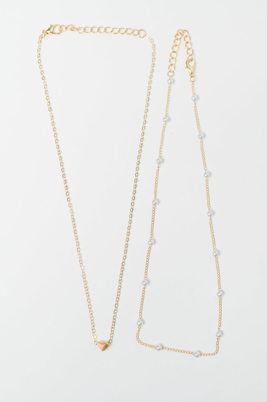 Heart of Gold Pendant Necklace Layered Set in Gold-Womens-Ave Shops-[option4]-[option5]-[option6]-[option7]-[option8]-Shop-Boutique-Clothing-for-Women-Online