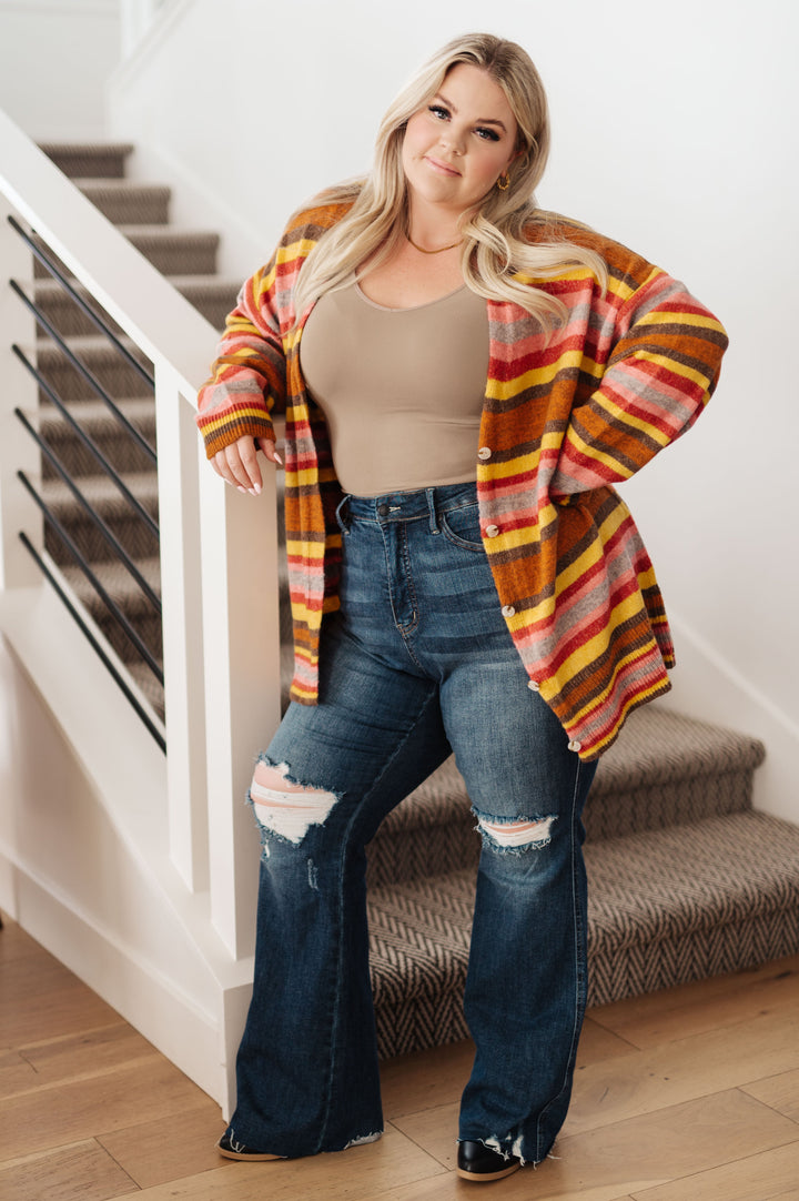 Henny Penny Striped Cardigan-Tops-Ave Shops-[option4]-[option5]-[option6]-[option7]-[option8]-Shop-Boutique-Clothing-for-Women-Online