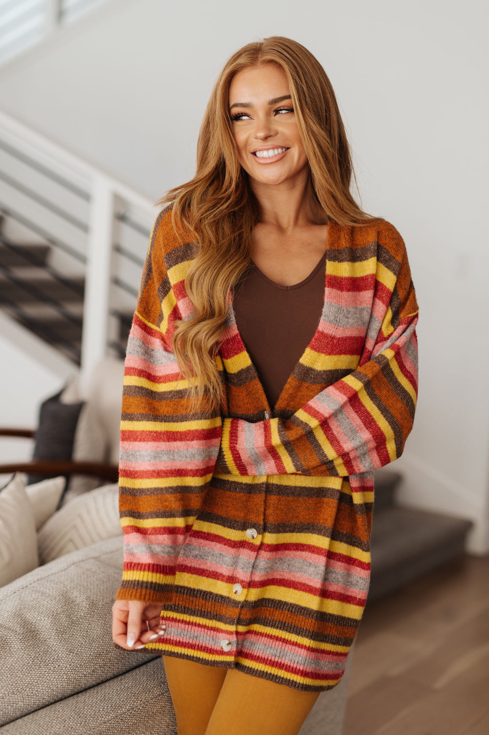 Henny Penny Striped Cardigan-Tops-Ave Shops-[option4]-[option5]-[option6]-[option7]-[option8]-Shop-Boutique-Clothing-for-Women-Online