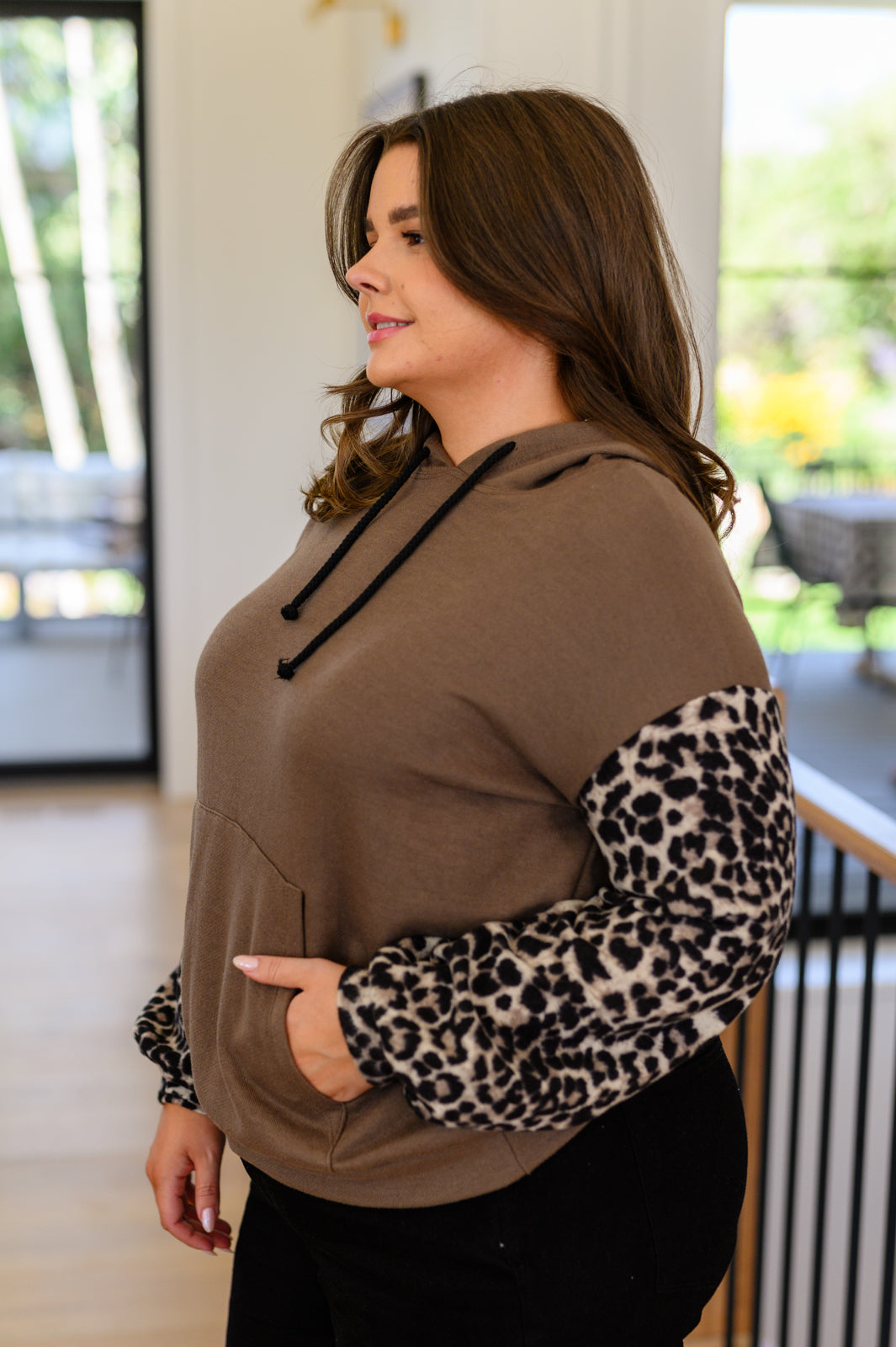 Here And There Leopard Print Hoodie-Tops-Ave Shops-[option4]-[option5]-[option6]-[option7]-[option8]-Shop-Boutique-Clothing-for-Women-Online