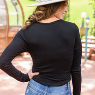 Here For It Long Sleeve Ribbed Crop Top-Womens-Ave Shops-[option4]-[option5]-[option6]-[option7]-[option8]-Shop-Boutique-Clothing-for-Women-Online