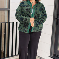 High Perspective Geometric Fleece Jacket-Layers-Ave Shops-[option4]-[option5]-[option6]-[option7]-[option8]-Shop-Boutique-Clothing-for-Women-Online