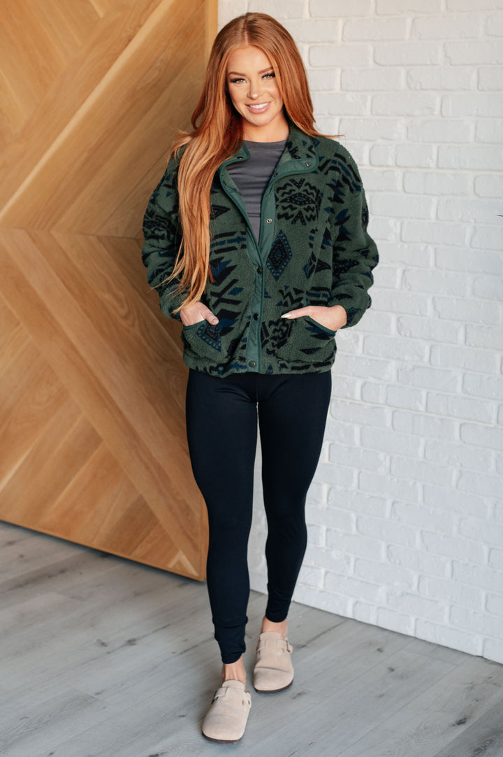 High Perspective Geometric Fleece Jacket-Layers-Ave Shops-[option4]-[option5]-[option6]-[option7]-[option8]-Shop-Boutique-Clothing-for-Women-Online