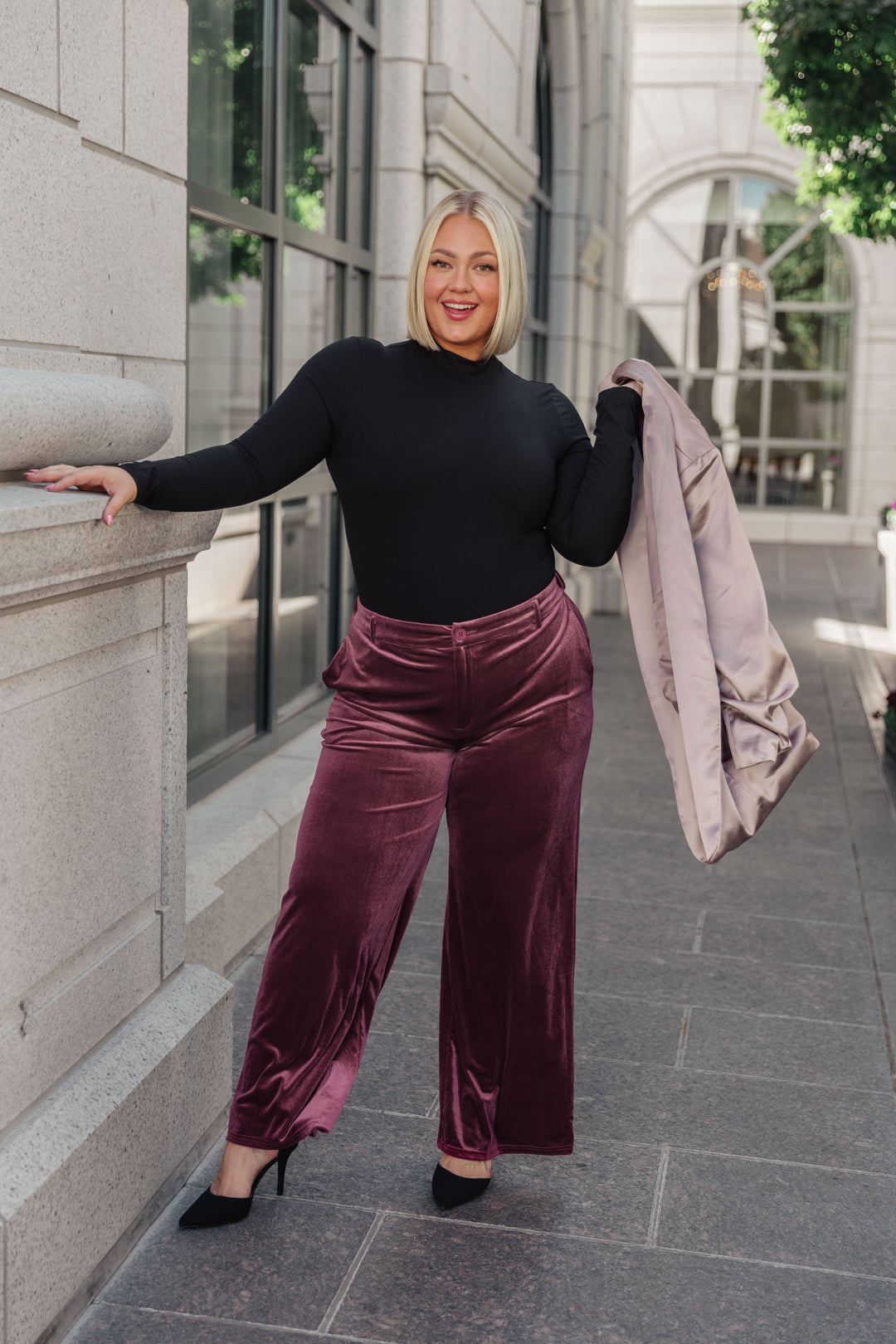 High Society Velvet Wide Leg Trousers-Bottoms-Ave Shops-[option4]-[option5]-[option6]-[option7]-[option8]-Shop-Boutique-Clothing-for-Women-Online