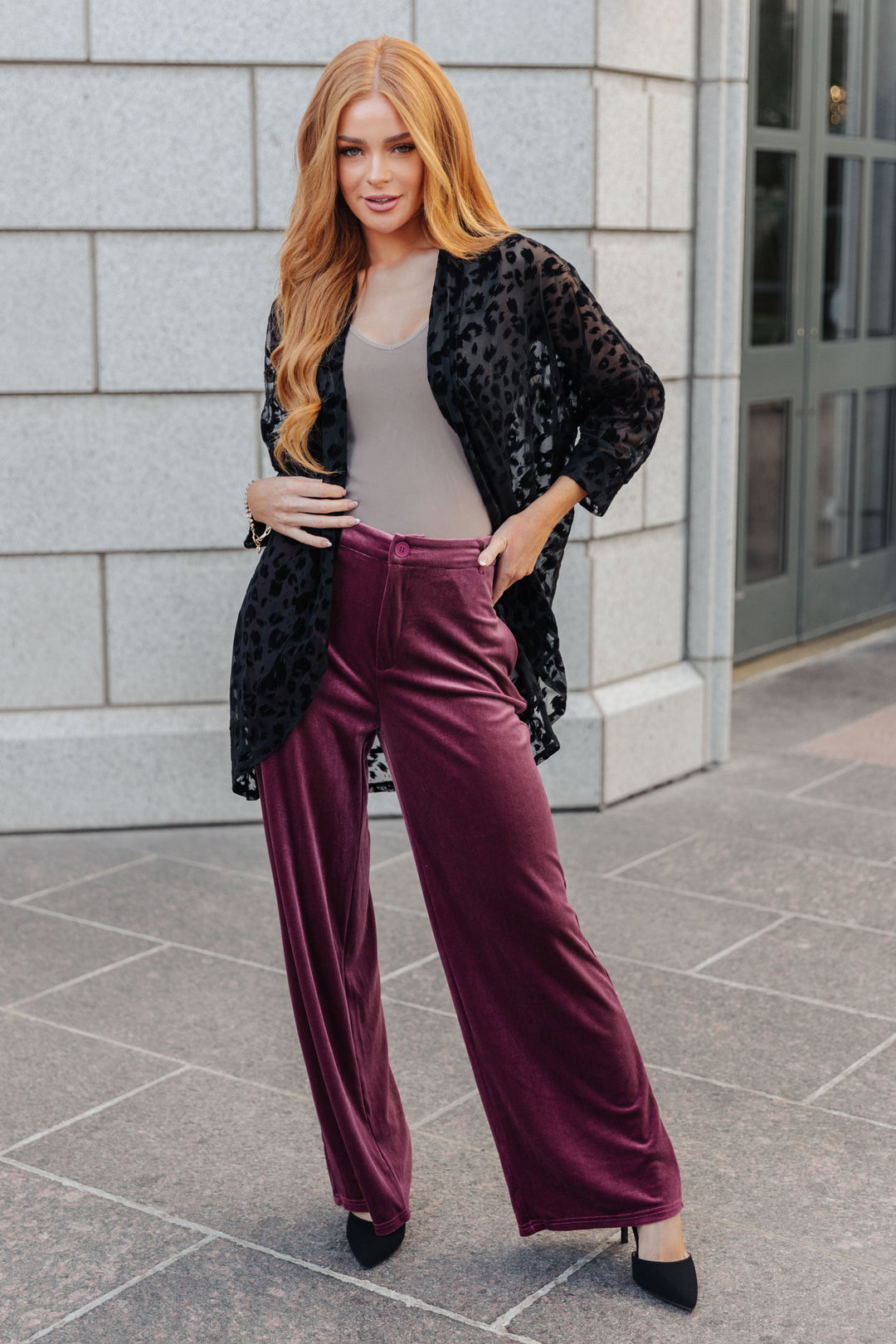 High Society Velvet Wide Leg Trousers-Bottoms-Ave Shops-[option4]-[option5]-[option6]-[option7]-[option8]-Shop-Boutique-Clothing-for-Women-Online