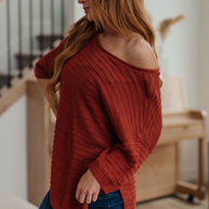 High Tide Oversize Top in Rust-Tops-Ave Shops-[option4]-[option5]-[option6]-[option7]-[option8]-Shop-Boutique-Clothing-for-Women-Online