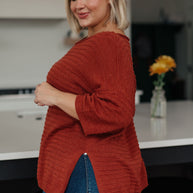 High Tide Oversize Top in Rust-Tops-Ave Shops-[option4]-[option5]-[option6]-[option7]-[option8]-Shop-Boutique-Clothing-for-Women-Online