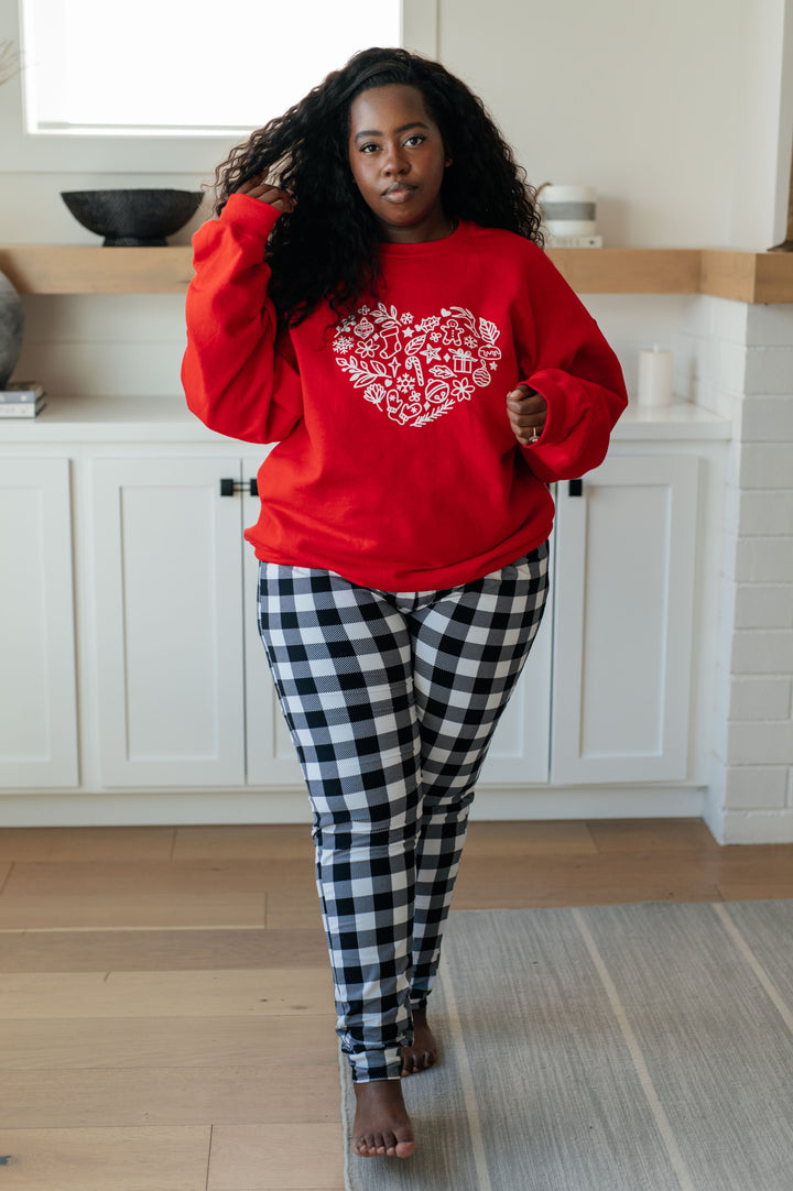 Holiday Heart Sweatshirt-Tops-Ave Shops-[option4]-[option5]-[option6]-[option7]-[option8]-Shop-Boutique-Clothing-for-Women-Online