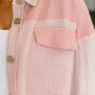 Hot & Unbothered Full Front Button Down Shacket in Pink-Womens-Ave Shops-[option4]-[option5]-[option6]-[option7]-[option8]-Shop-Boutique-Clothing-for-Women-Online