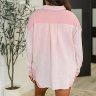 Hot & Unbothered Full Front Button Down Shacket in Pink-Womens-Ave Shops-[option4]-[option5]-[option6]-[option7]-[option8]-Shop-Boutique-Clothing-for-Women-Online