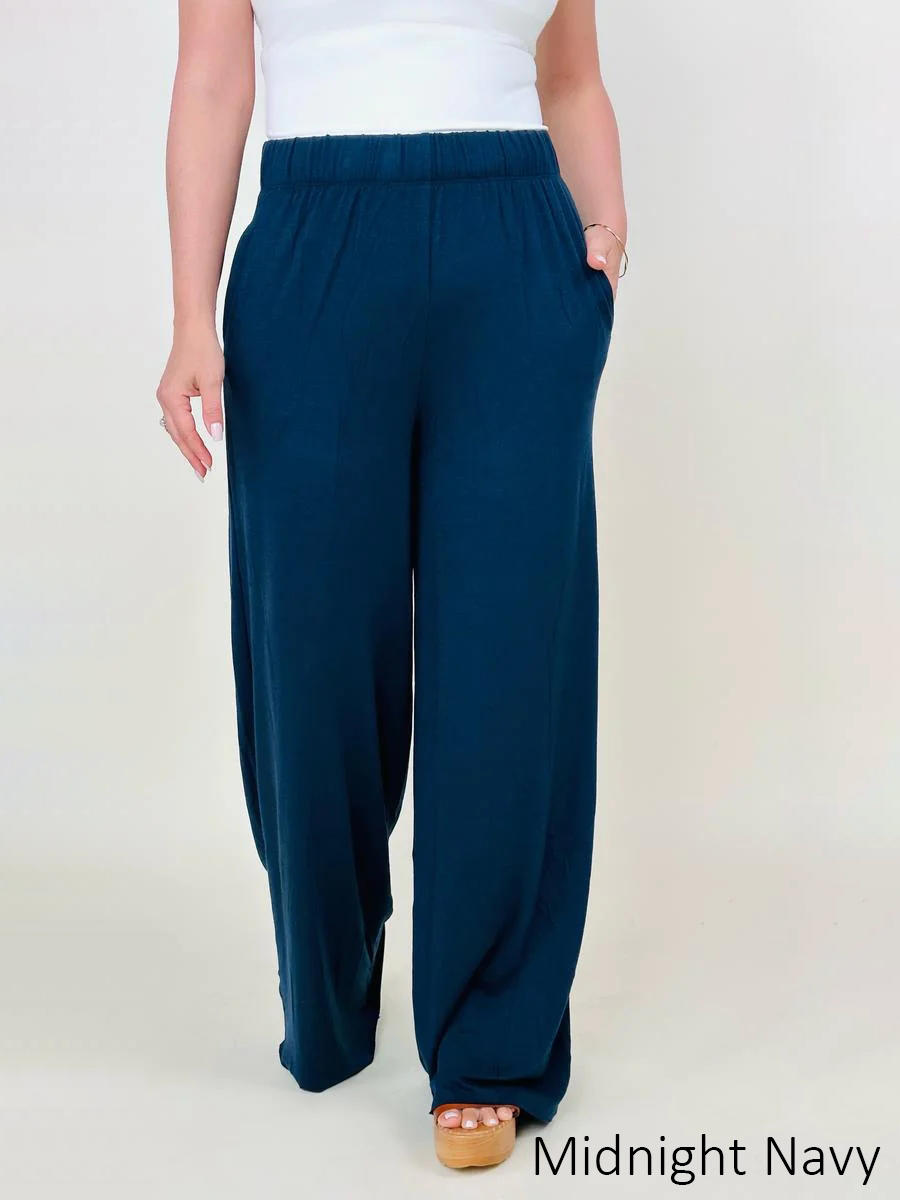 Zenana Wide Leg Pants With Pockets-Pants-The Bee Chic Boutique-[option4]-[option5]-[option6]-[option7]-[option8]-Shop-Boutique-Clothing-for-Women-Online