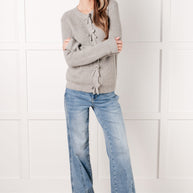 I Don't Know Why Bow Front Cardigan-Tops-Ave Shops-[option4]-[option5]-[option6]-[option7]-[option8]-Shop-Boutique-Clothing-for-Women-Online