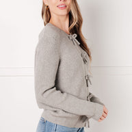 I Don't Know Why Bow Front Cardigan-Tops-Ave Shops-[option4]-[option5]-[option6]-[option7]-[option8]-Shop-Boutique-Clothing-for-Women-Online