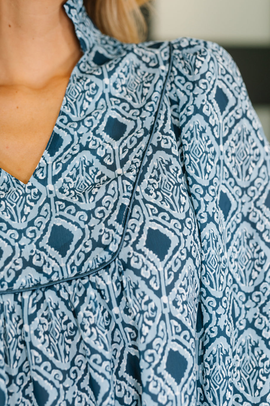 I Gave You My Heart Floral Babydoll Blouse-Womens-Ave Shops-[option4]-[option5]-[option6]-[option7]-[option8]-Shop-Boutique-Clothing-for-Women-Online