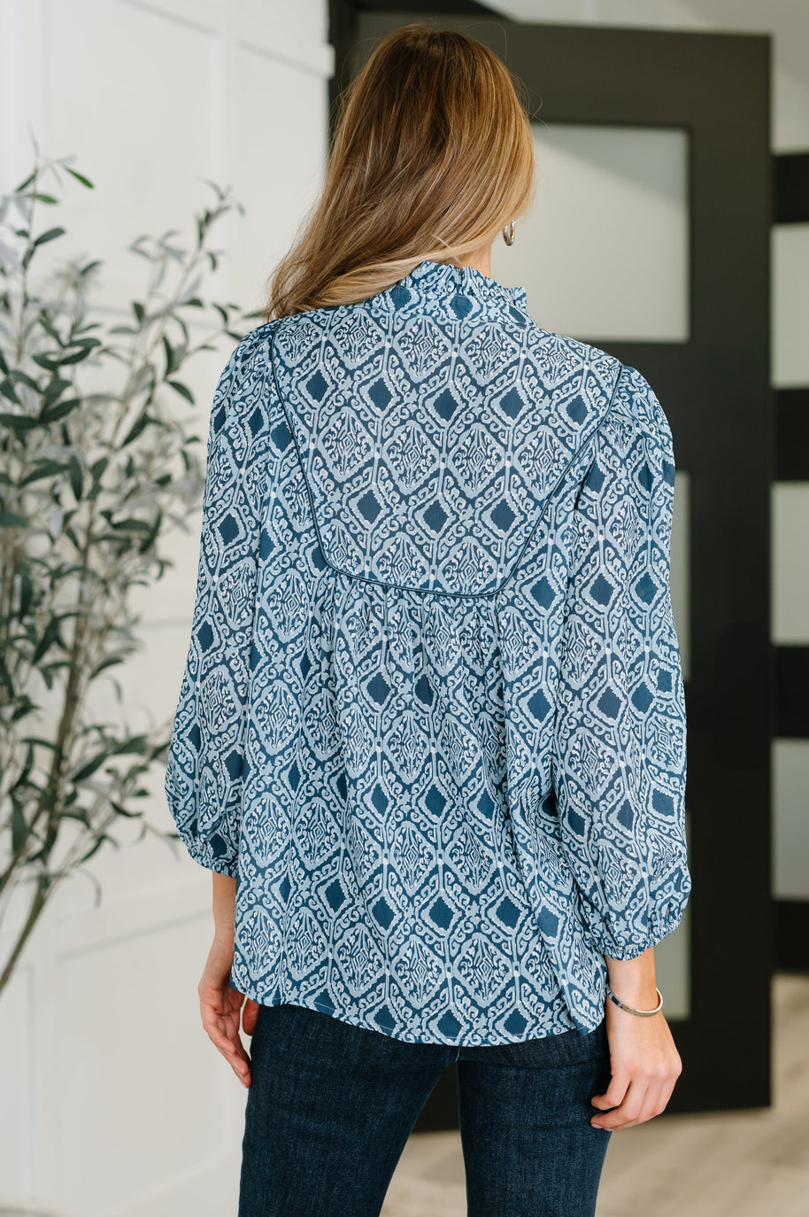 I Gave You My Heart Floral Babydoll Blouse-Womens-Ave Shops-[option4]-[option5]-[option6]-[option7]-[option8]-Shop-Boutique-Clothing-for-Women-Online