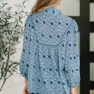 I Gave You My Heart Floral Babydoll Blouse-Womens-Ave Shops-[option4]-[option5]-[option6]-[option7]-[option8]-Shop-Boutique-Clothing-for-Women-Online