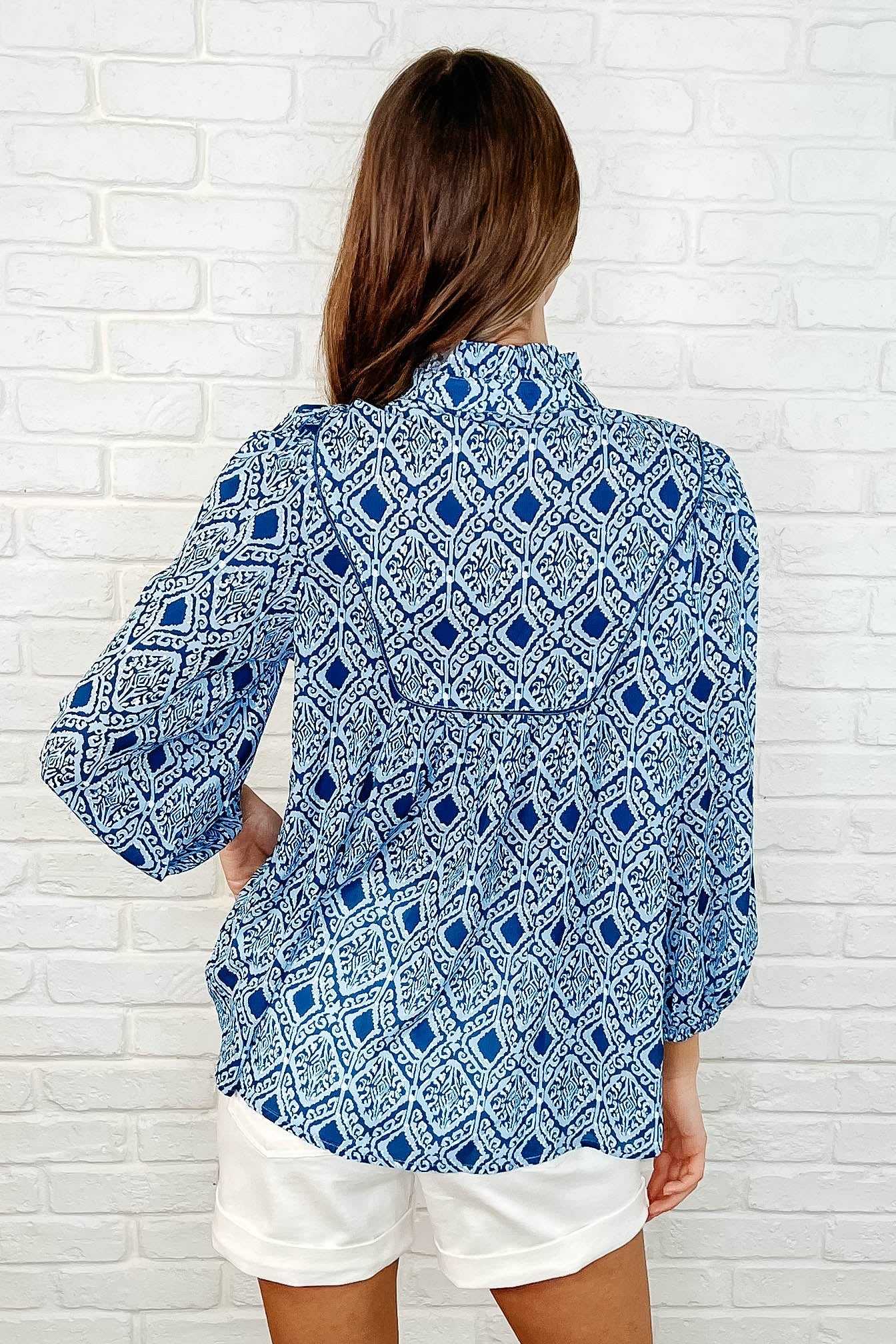 I Gave You My Heart Floral Babydoll Blouse-Womens-Ave Shops-[option4]-[option5]-[option6]-[option7]-[option8]-Shop-Boutique-Clothing-for-Women-Online