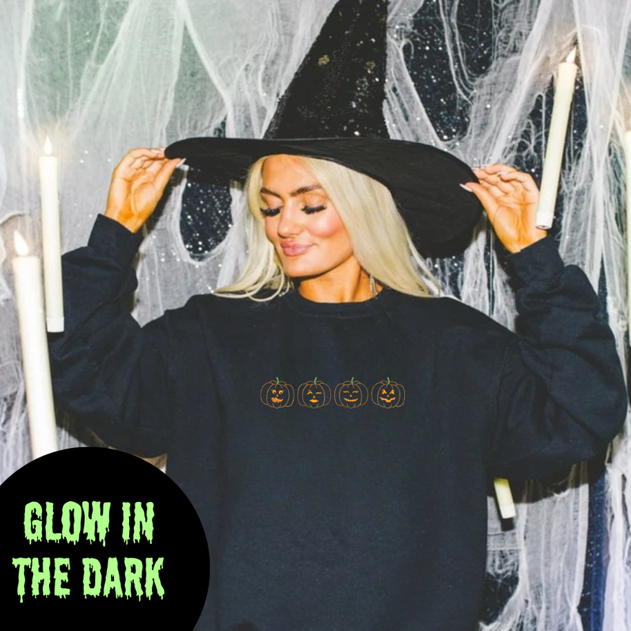 Glow in the dark pumpkin faces-JOCOink-[option4]-[option5]-[option6]-[option7]-[option8]-Shop-Boutique-Clothing-for-Women-Online