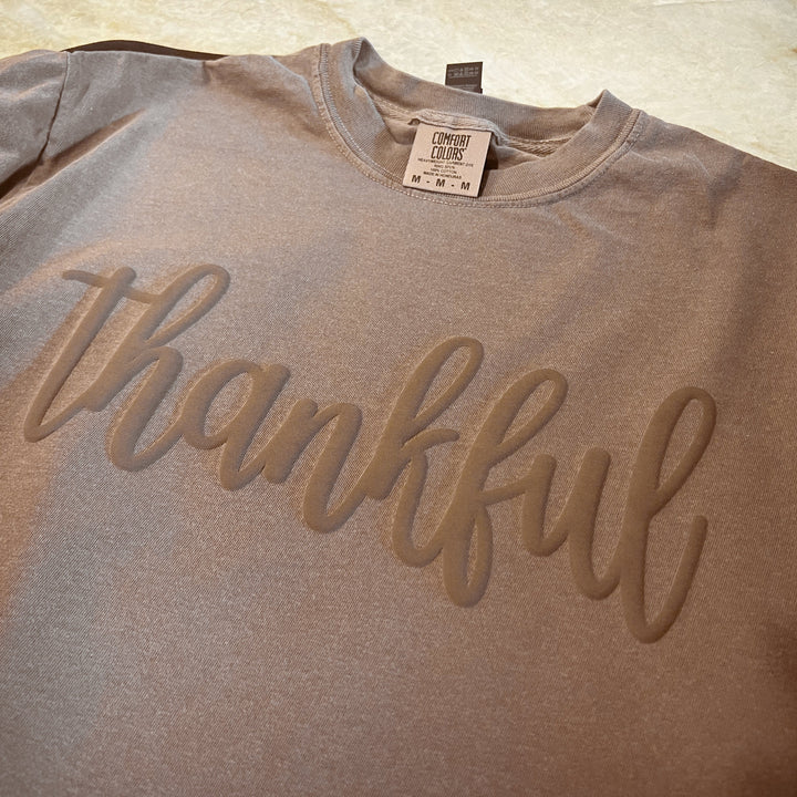 Thankful 3d puff print-TOP-JOCO ink-[option4]-[option5]-[option6]-[option7]-[option8]-Shop-Boutique-Clothing-for-Women-Online