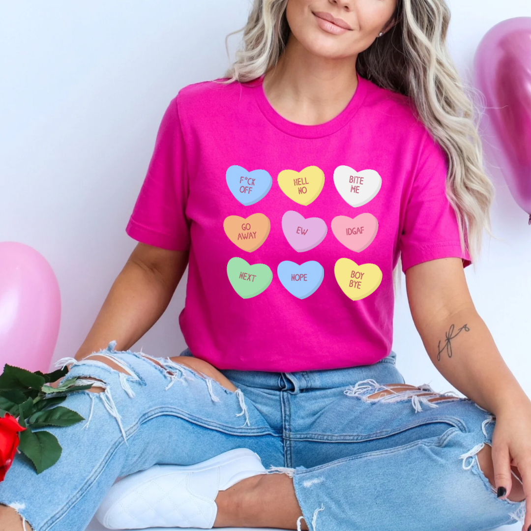 Snarky convo hearts-JOCOink-[option4]-[option5]-[option6]-[option7]-[option8]-Shop-Boutique-Clothing-for-Women-Online