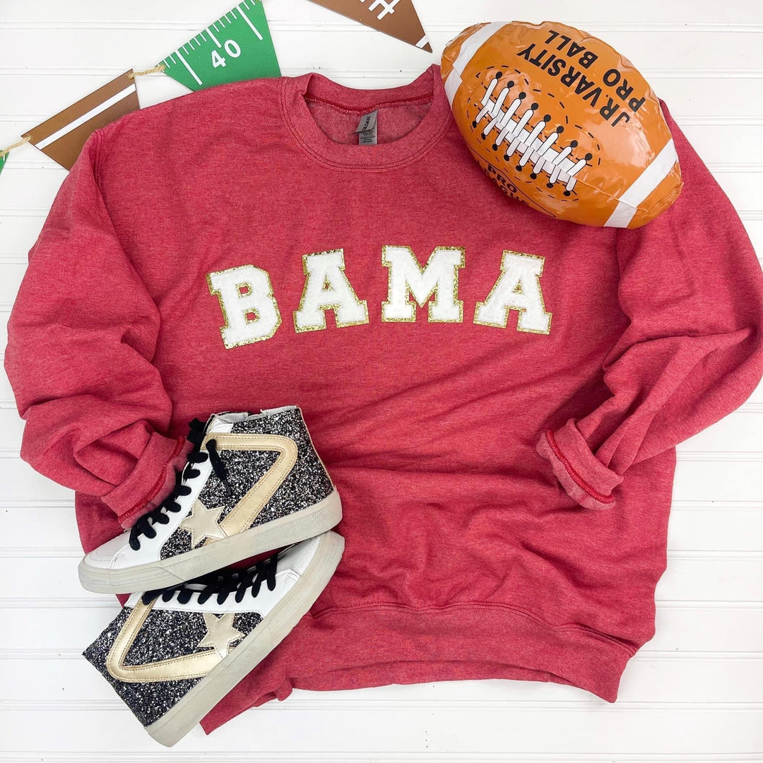 Game Day Patch Sweatshirt-Womens-Ave Shops-[option4]-[option5]-[option6]-[option7]-[option8]-Shop-Boutique-Clothing-for-Women-Online