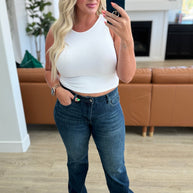 Judy Blue Muriel Mid Rise Control Top Classic Straight Jeans-Womens-Ave Shops-[option4]-[option5]-[option6]-[option7]-[option8]-Shop-Boutique-Clothing-for-Women-Online