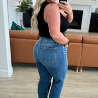 Judy Blue Campbell High Rise Center Seam Detail Straight Jeans-Womens-Ave Shops-[option4]-[option5]-[option6]-[option7]-[option8]-Shop-Boutique-Clothing-for-Women-Online