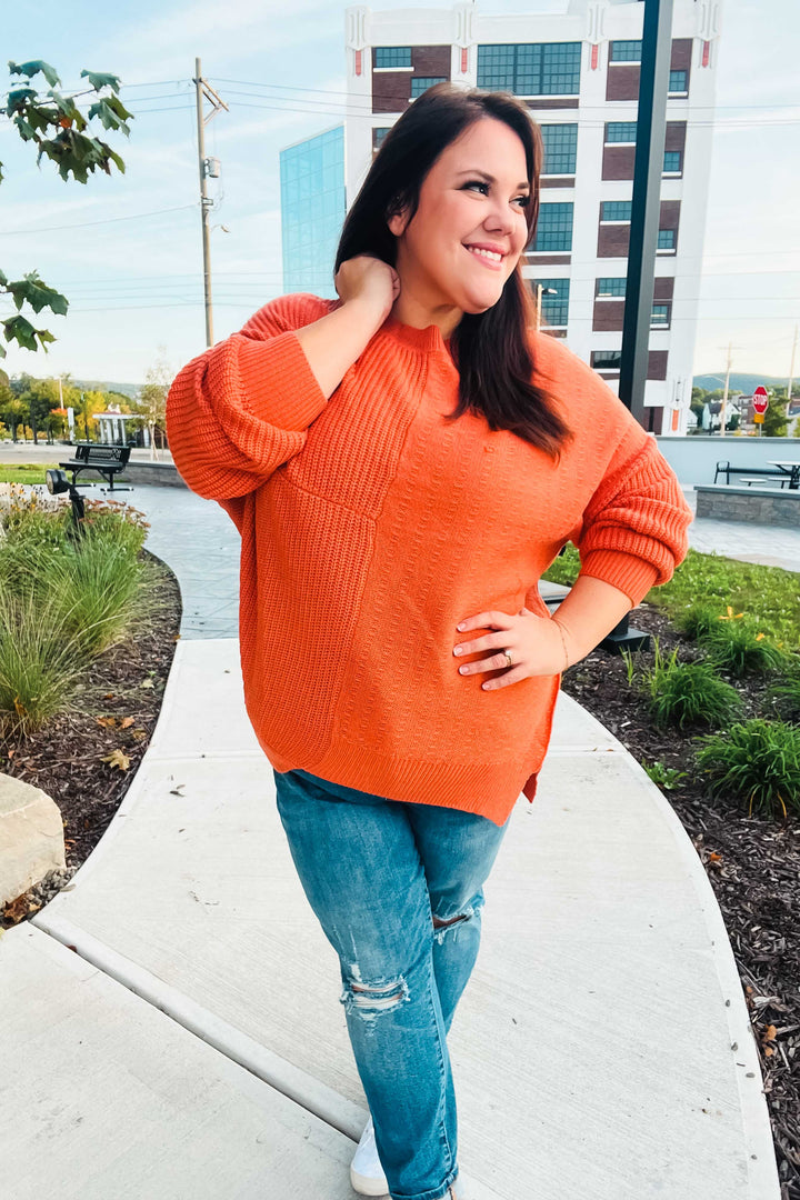 Autumn Vibes Pumpkin Asymmetrical Knit Sweater-Haptics-[option4]-[option5]-[option6]-[option7]-[option8]-Shop-Boutique-Clothing-for-Women-Online