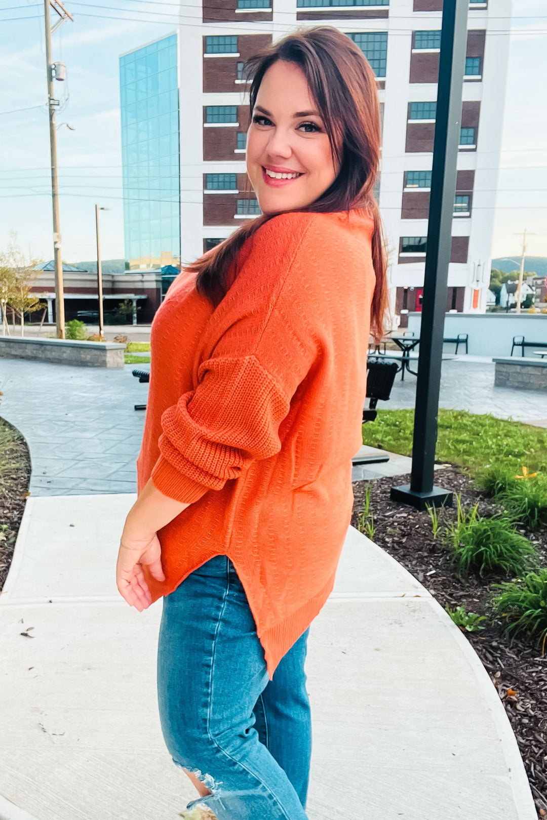 Autumn Vibes Pumpkin Asymmetrical Knit Sweater-Haptics-[option4]-[option5]-[option6]-[option7]-[option8]-Shop-Boutique-Clothing-for-Women-Online