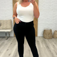 Judy Blue Edith Mid Rise Classic Slim Jeans in Black-Denim-Ave Shops-[option4]-[option5]-[option6]-[option7]-[option8]-Shop-Boutique-Clothing-for-Women-Online