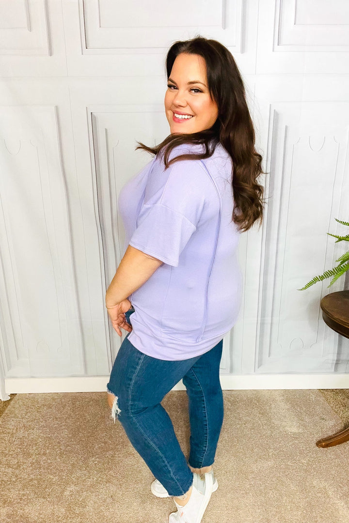 Perfectly Poised Lilac Cut Edge French Terry Top-Haptics-[option4]-[option5]-[option6]-[option7]-[option8]-Shop-Boutique-Clothing-for-Women-Online