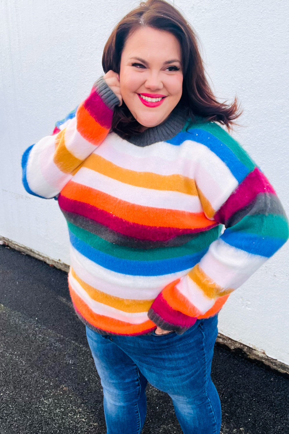Haptics Embrace The Day Multicolor Stripe Soft Knit Oversized Sweater-Haptics-[option4]-[option5]-[option6]-[option7]-[option8]-Shop-Boutique-Clothing-for-Women-Online