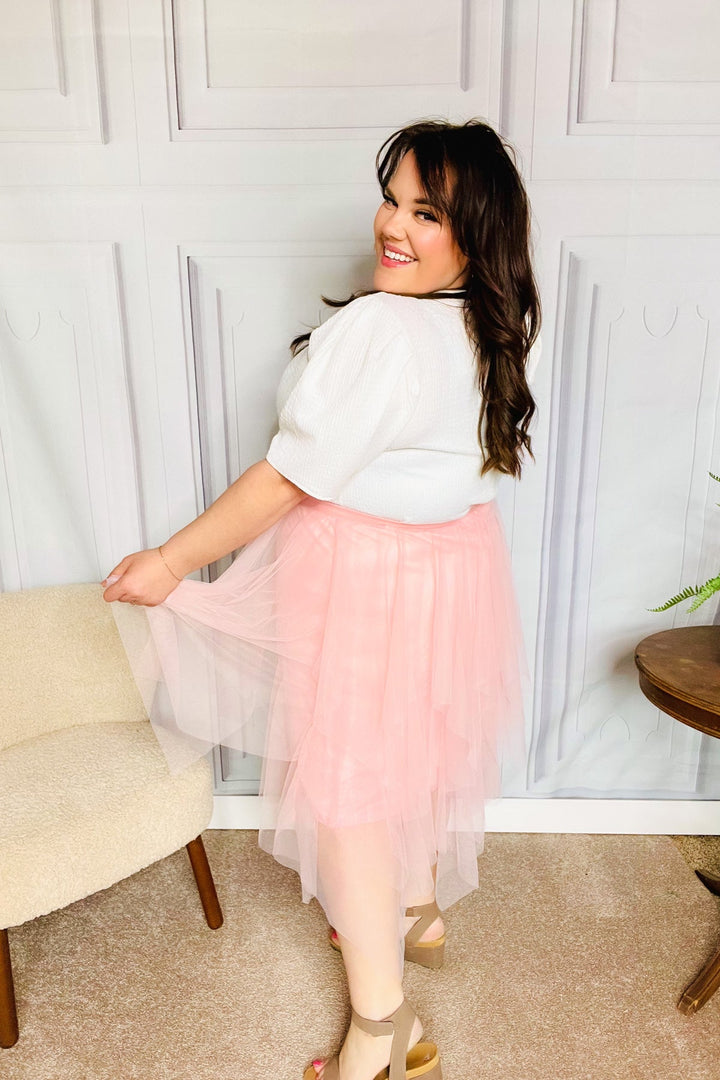 Feeling Femme' Blush Asymmetric Tiered Tulle Midi Skirt-Haptics-[option4]-[option5]-[option6]-[option7]-[option8]-Shop-Boutique-Clothing-for-Women-Online