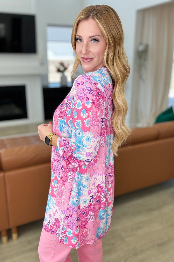 Lizzy Cardigan in Pink Patchwork Floral-Layers-Ave Shops-[option4]-[option5]-[option6]-[option7]-[option8]-Shop-Boutique-Clothing-for-Women-Online