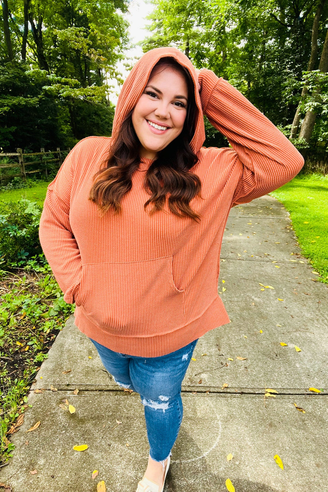 Cozy Days Rust Mineral Wash Rib Knit Hoodie-Haptics-[option4]-[option5]-[option6]-[option7]-[option8]-Shop-Boutique-Clothing-for-Women-Online