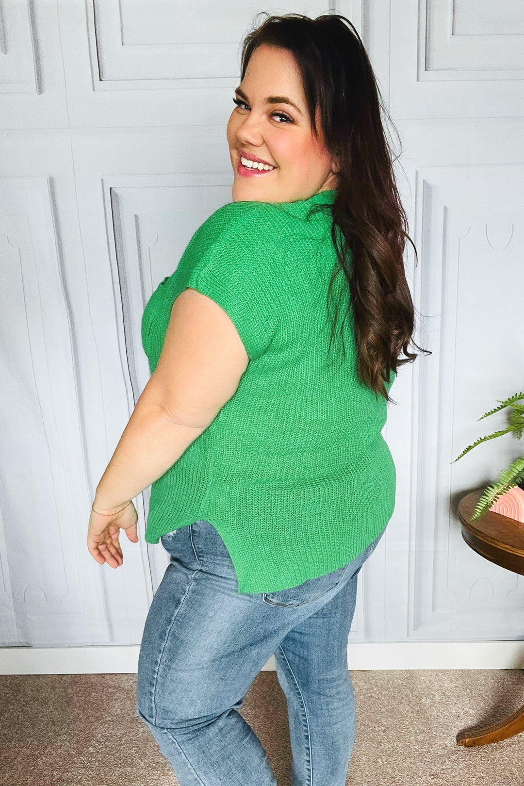 Seize The Day Kelly Green Dolman Rib Sweater Top-Haptics-[option4]-[option5]-[option6]-[option7]-[option8]-Shop-Boutique-Clothing-for-Women-Online