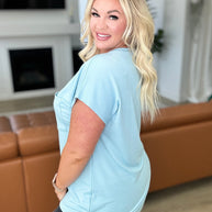 Not So Basic Pocket Tee in Blue-Tops-Ave Shops-[option4]-[option5]-[option6]-[option7]-[option8]-Shop-Boutique-Clothing-for-Women-Online