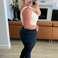 Judy Blue Celecia High Waist Hand Sanded Resin Skinny Jeans-Denim-Ave Shops-[option4]-[option5]-[option6]-[option7]-[option8]-Shop-Boutique-Clothing-for-Women-Online