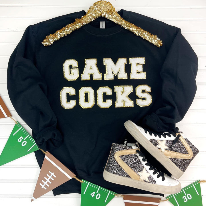 Game Day Patch Sweatshirt-Womens-Ave Shops-[option4]-[option5]-[option6]-[option7]-[option8]-Shop-Boutique-Clothing-for-Women-Online