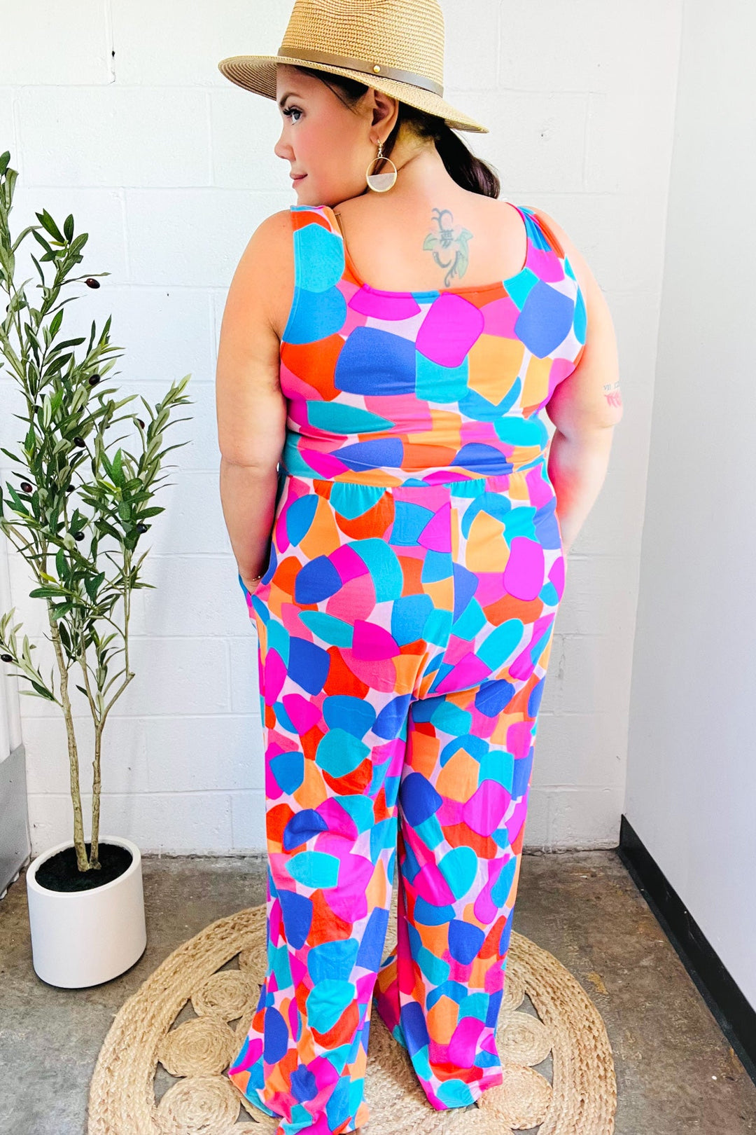 Summer Vibes Multicolor Abstract Floral Sleeveless Wide Leg Jumpsuit-Haptics-[option4]-[option5]-[option6]-[option7]-[option8]-Shop-Boutique-Clothing-for-Women-Online