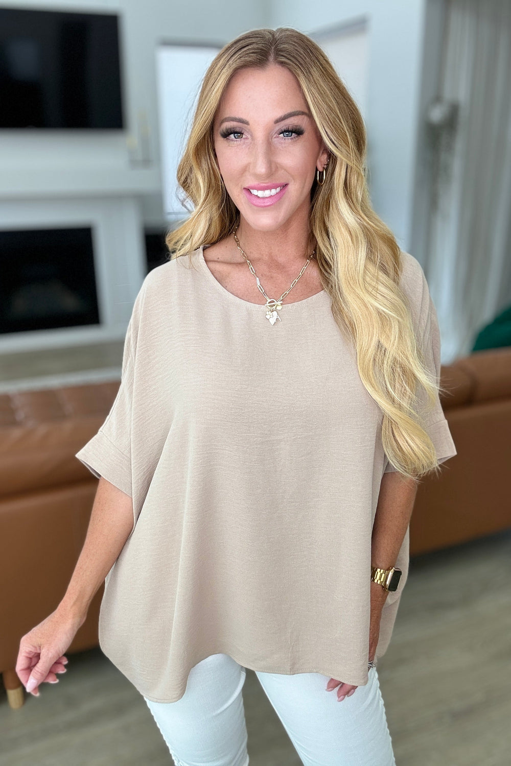 Feels Like Me Dolman Sleeve Top in Taupe-Tops-Ave Shops-[option4]-[option5]-[option6]-[option7]-[option8]-Shop-Boutique-Clothing-for-Women-Online